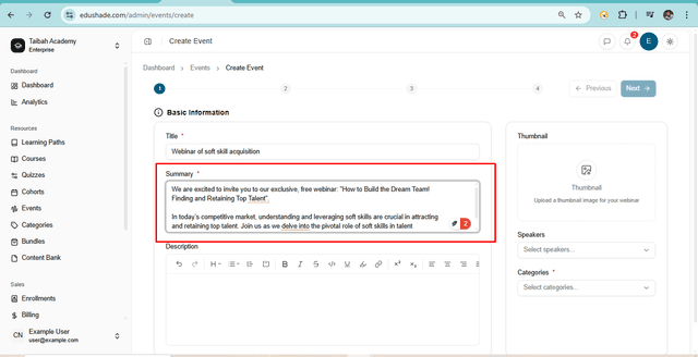 test cohort 1 (self paced)